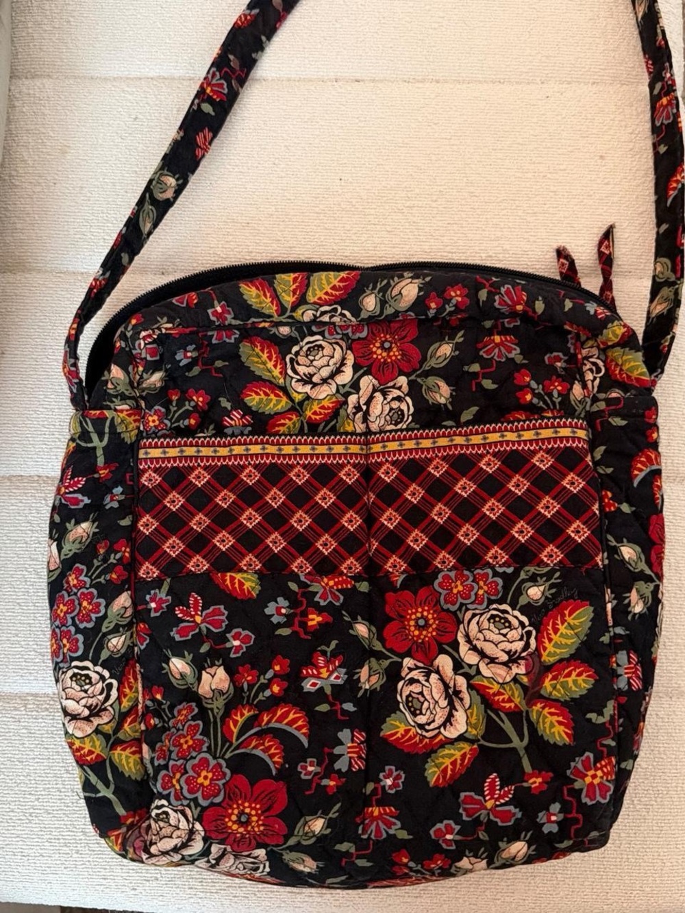 Vintage Vera Bradley Floral Crossbody Bag